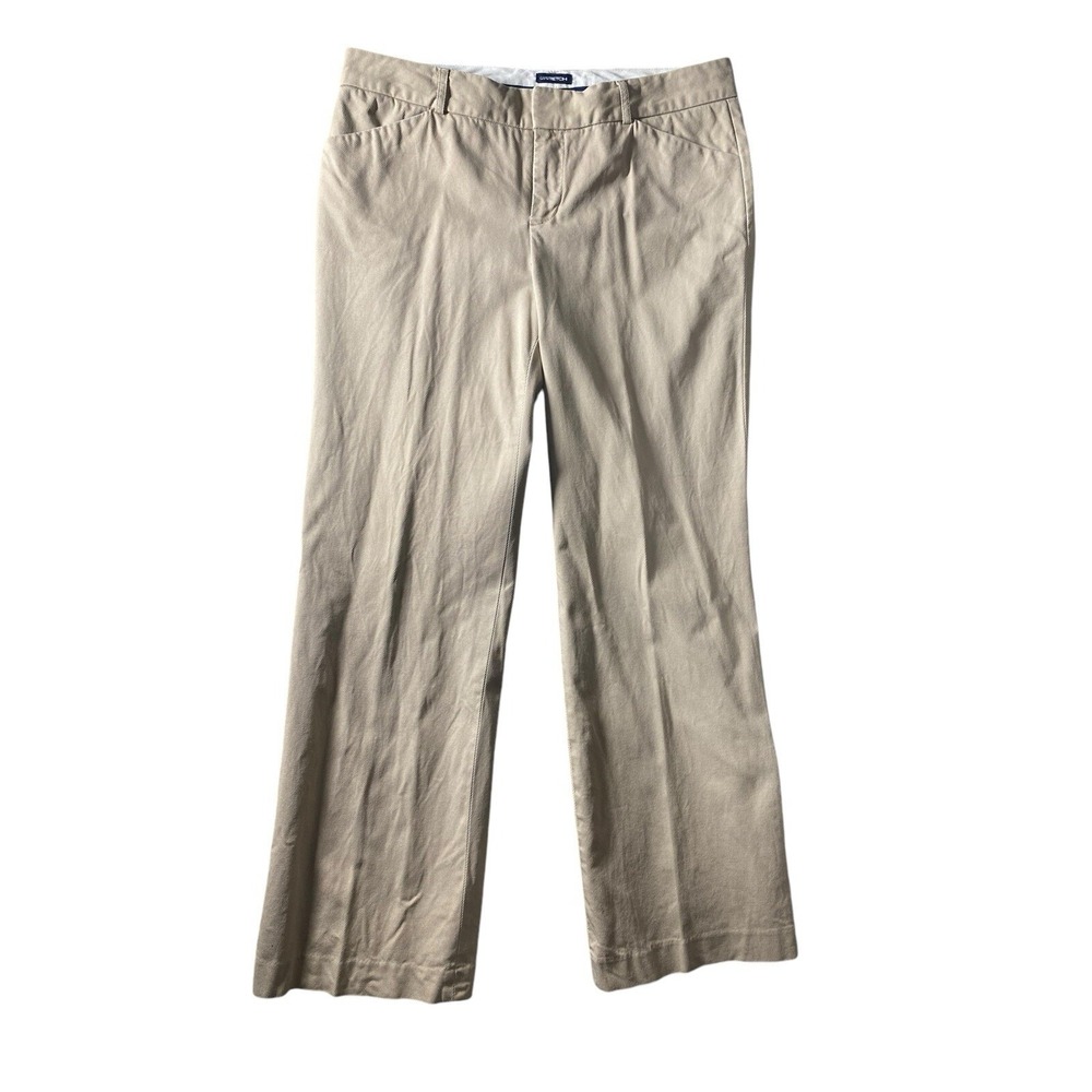 GAP Womens Stretch Modern Fit Flare Pants Tan‎ Size 12R